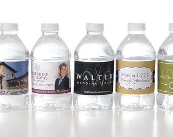 Custom Water Bottle Labels - Minuteman Press San Antonio TX Printing Company