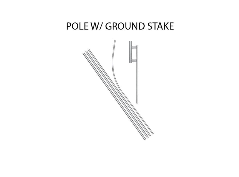 16ft Econo Feather Flag Ground Stake San Antonio, TX 