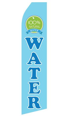 100% Natural Water Feather Flags | Stock Design - Minuteman Press formely La Luz Printing Company | San Antonio TX Printing-San-Antonio-TX