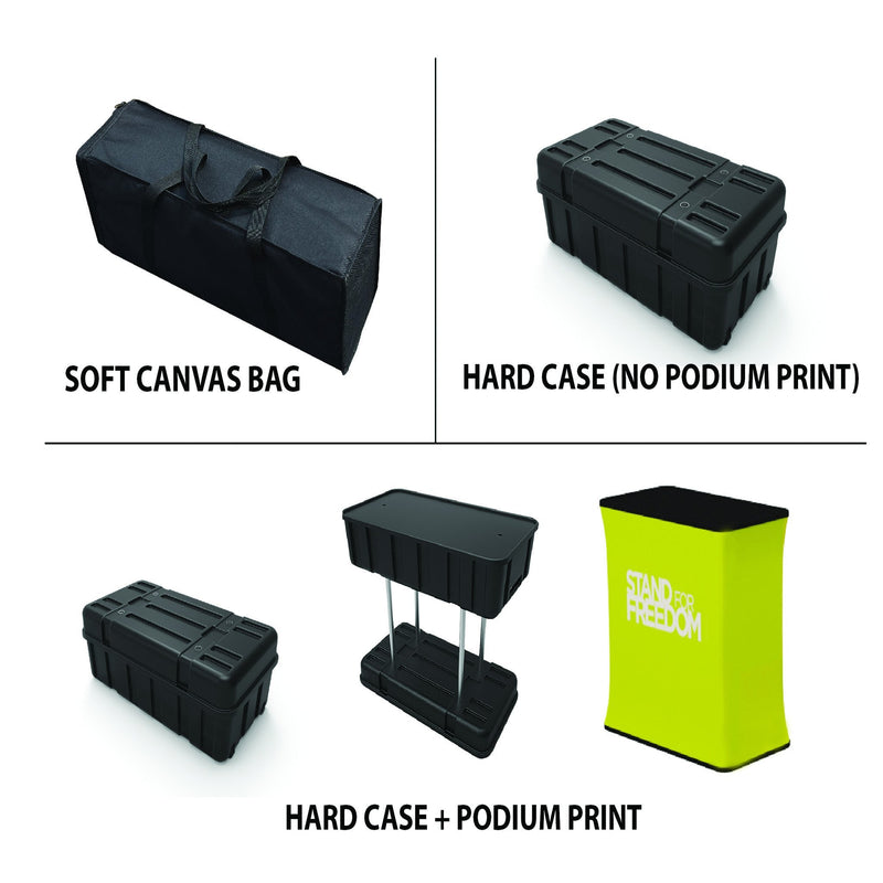 10ft Straight Fabric Pop Up Display - Minuteman Press formely La Luz Printing Company | San Antonio TX Printing-San-Antonio-TX