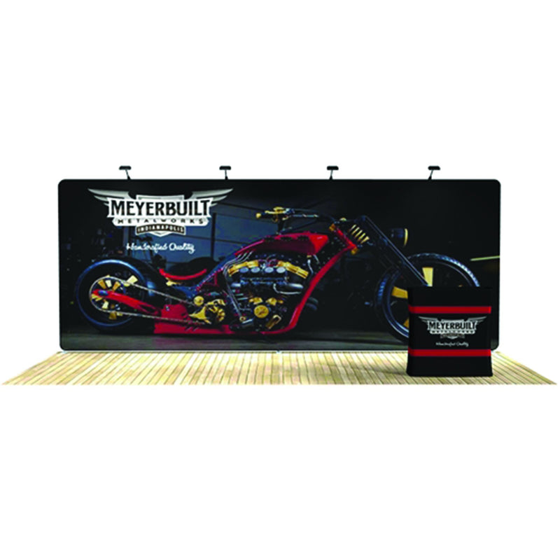 20ft Straight Tension Fabric Display - Minuteman Press formely La Luz Printing Company | San Antonio TX Printing-San-Antonio-TX