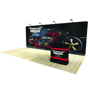 20ft Straight Tension Fabric Display - Minuteman Press formely La Luz Printing Company | San Antonio TX Printing-San-Antonio-TX