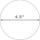 4.5" x 4.5" Round Stickers - Minuteman Press formely La Luz Printing Company | San Antonio TX Printing-San-Antonio-TX