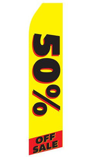 50% off Sale Feather Flag | Stock Design - Minuteman Press formely La Luz Printing Company | San Antonio TX Printing-San-Antonio-TX
