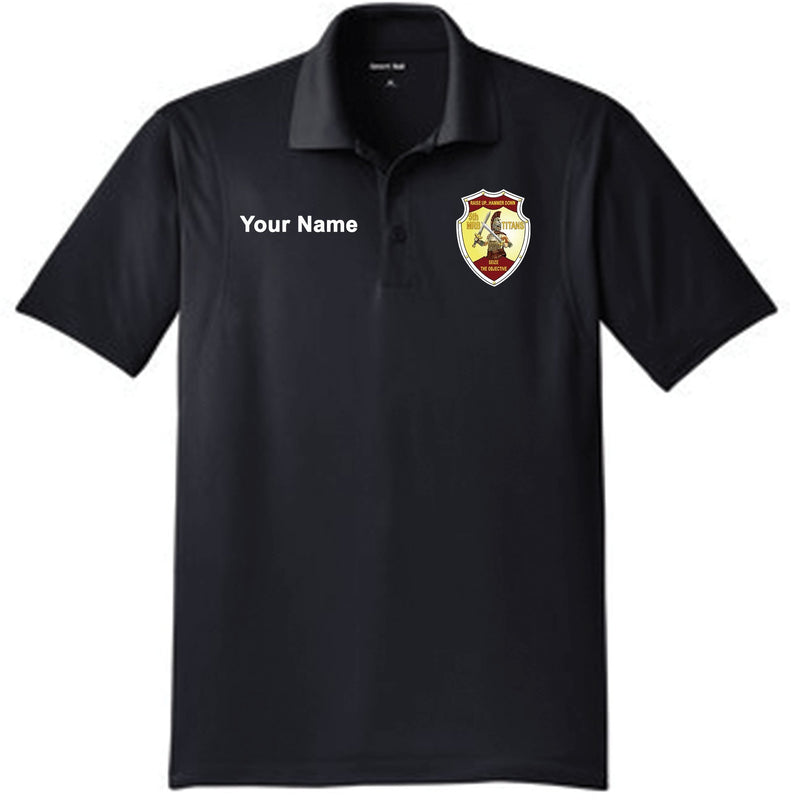 5TH Medical Recruiting Battalion Polo | Men Polo | Logo and Name Personalization - Minuteman Press formely La Luz Printing Company | San Antonio TX Printing-San-Antonio-TX