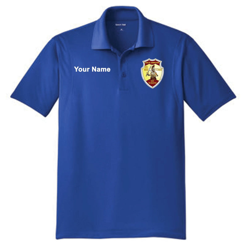 5TH Medical Recruiting Battalion Polo | Men Polo | Logo and Name Personalization - Minuteman Press formely La Luz Printing Company | San Antonio TX Printing-San-Antonio-TX