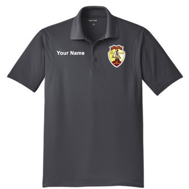5TH Medical Recruiting Battalion Polo | Men Polo | Logo and Name Personalization - Minuteman Press formely La Luz Printing Company | San Antonio TX Printing-San-Antonio-TX