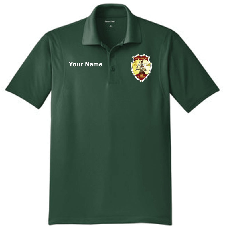 5TH Medical Recruiting Battalion Polo | Men Polo | Logo and Name Personalization - Minuteman Press formely La Luz Printing Company | San Antonio TX Printing-San-Antonio-TX