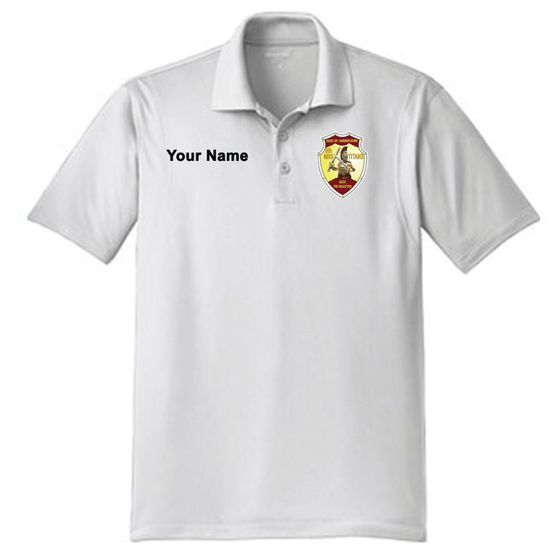 5TH Medical Recruiting Battalion Polo | Men Polo | Logo and Name Personalization - Minuteman Press formely La Luz Printing Company | San Antonio TX Printing-San-Antonio-TX