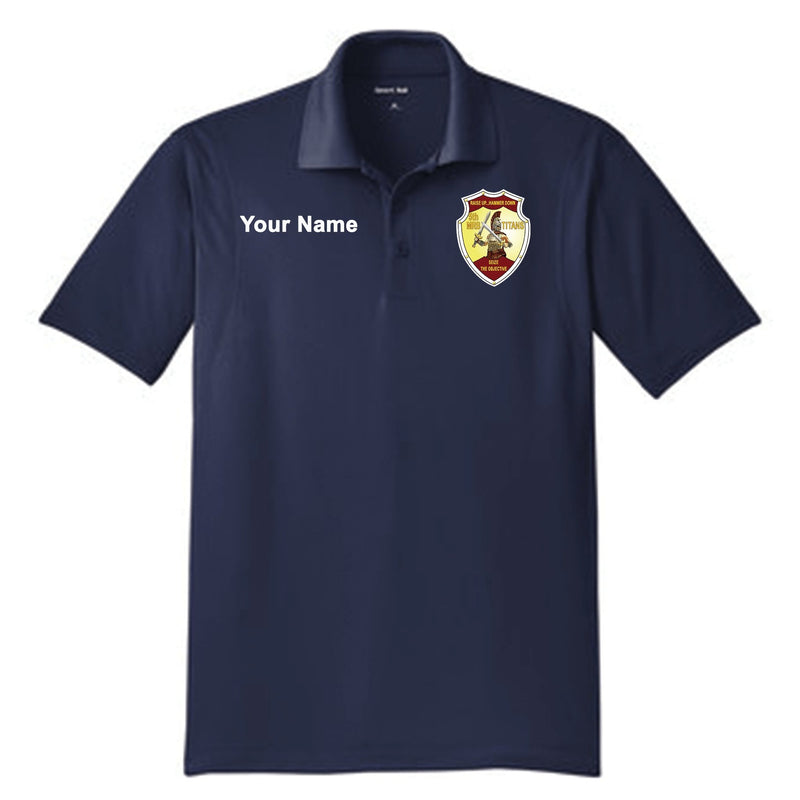 5TH Medical Recruiting Battalion Polo | Men Polo | Logo and Name Personalization - Minuteman Press formely La Luz Printing Company | San Antonio TX Printing-San-Antonio-TX