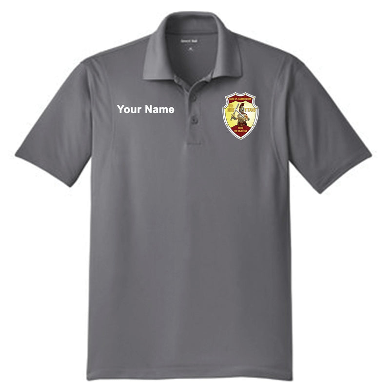 5TH Medical Recruiting Battalion Polo | Men Polo | Logo and Name Personalization - Minuteman Press formely La Luz Printing Company | San Antonio TX Printing-San-Antonio-TX
