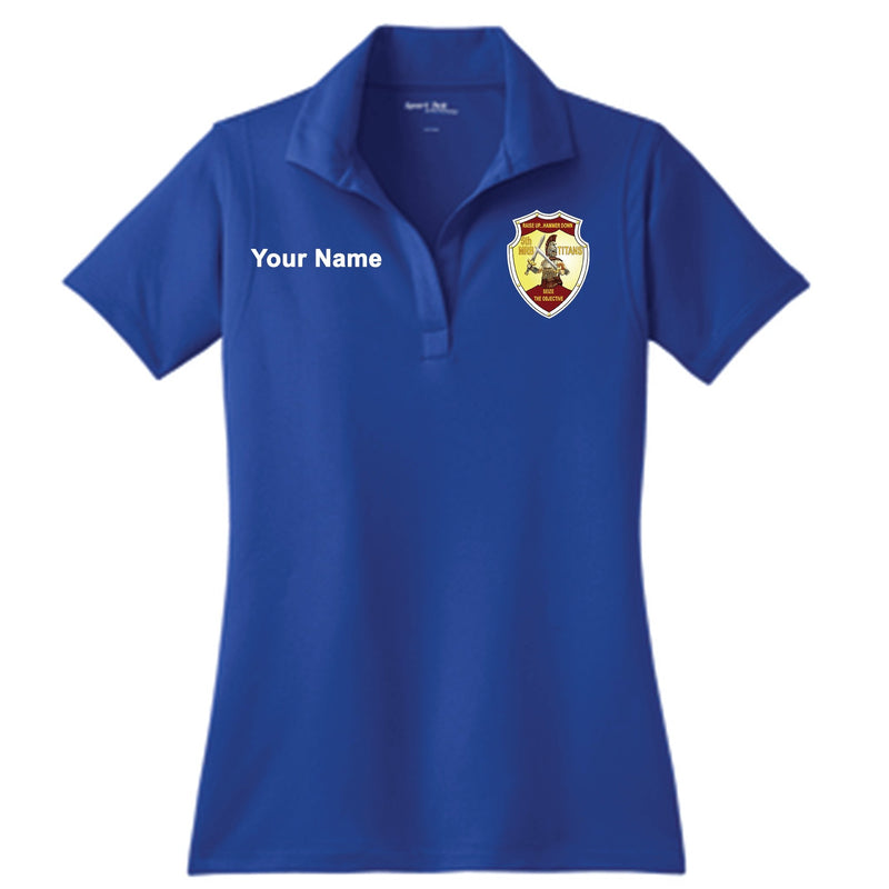 5TH Medical Recruiting Battalion Polo | Women Polo | Logo and Name Personalization - Minuteman Press formely La Luz Printing Company | San Antonio TX Printing-San-Antonio-TX