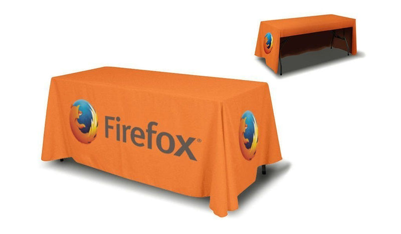 6ft Table Covers 3 Sided Open Back - Minuteman Press formely La Luz Printing Company | San Antonio TX Printing-San-Antonio-TX