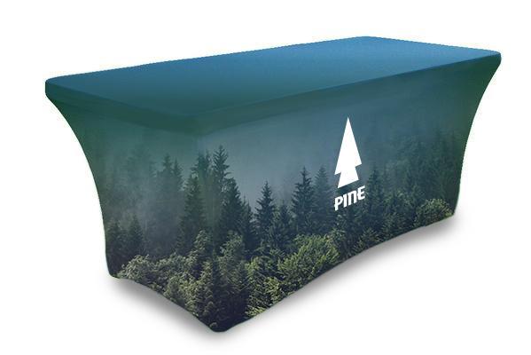 8ft Stretch Table Cover - Minuteman Press formely La Luz Printing Company | San Antonio TX Printing-San-Antonio-TX