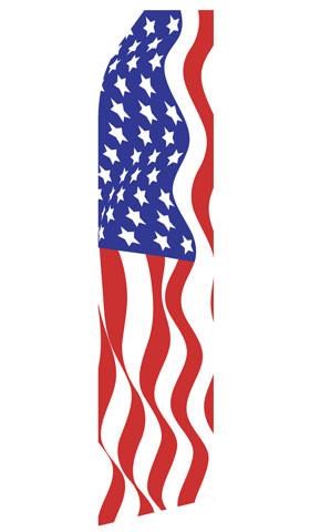 American Flag Feather Flags | Stock Design - Minuteman Press formely La Luz Printing Company | San Antonio TX Printing-San-Antonio-TX