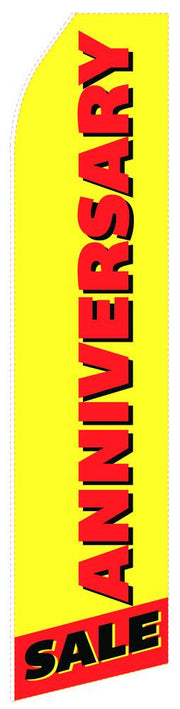 Anniversary Feather Flag | Stock Design - Minuteman Press formely La Luz Printing Company | San Antonio TX Printing-San-Antonio-TX