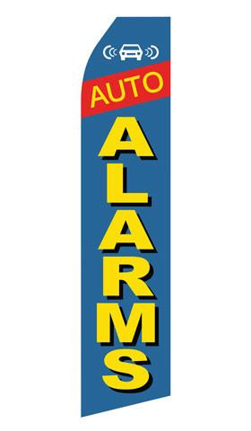 Auto Alarms Feather Flag | Stock Design - Minuteman Press formely La Luz Printing Company | San Antonio TX Printing-San-Antonio-TX