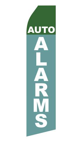 Auto Alarms Feather Flags | Stock Design - Minuteman Press formely La Luz Printing Company | San Antonio TX Printing-San-Antonio-TX