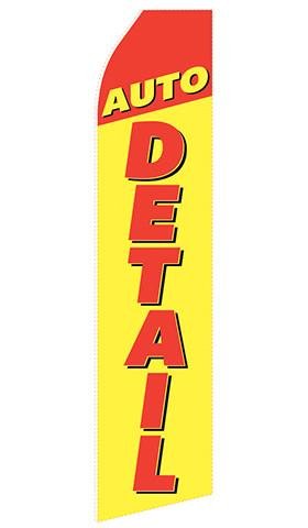 Auto Detail Feather Flag | Stock Design - Minuteman Press formely La Luz Printing Company | San Antonio TX Printing-San-Antonio-TX