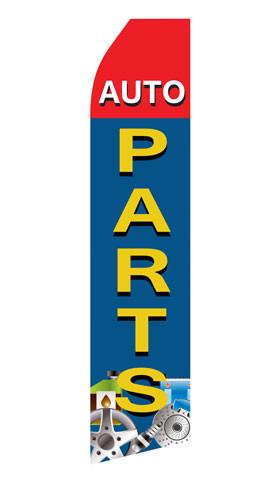 Auto Parts Feather Flag | Stock Design - Minuteman Press formely La Luz Printing Company | San Antonio TX Printing-San-Antonio-TX