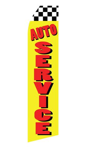 Auto Service Feather Flag | Stock Design - Minuteman Press formely La Luz Printing Company | San Antonio TX Printing-San-Antonio-TX