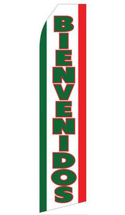 Bienvenidos Feather Flag | Stock Design - Minuteman Press formely La Luz Printing Company | San Antonio TX Printing-San-Antonio-TX