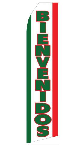 Bienvenidos Feather Flag | Stock Design - Minuteman Press formely La Luz Printing Company | San Antonio TX Printing-San-Antonio-TX