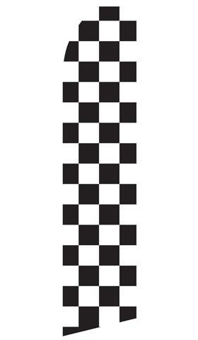 Black and White Checkered Feather Flags | Stock Design - Minuteman Press formely La Luz Printing Company | San Antonio TX Printing-San-Antonio-TX