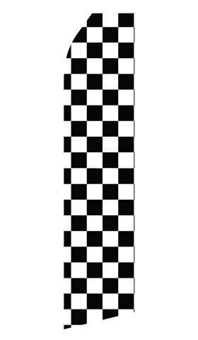 Black and White Checkered Feather Flags | Stock Design - Minuteman Press formely La Luz Printing Company | San Antonio TX Printing-San-Antonio-TX
