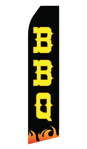 Black BBQ Feather Flags | Stock Design - Minuteman Press formely La Luz Printing Company | San Antonio TX Printing-San-Antonio-TX