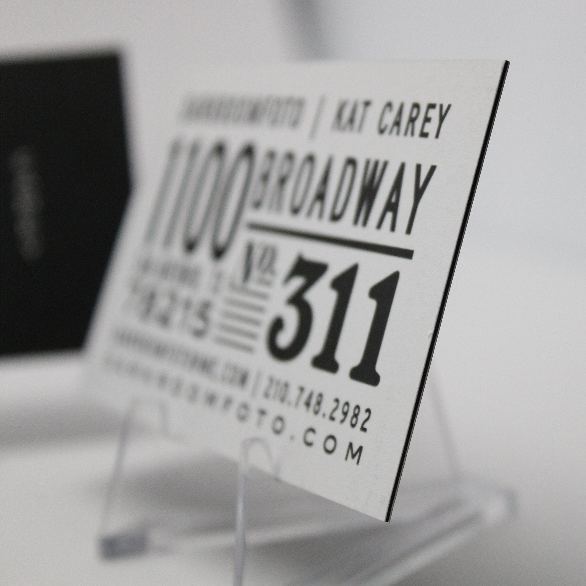 Black Edge Business Cards San Antonio TX La Luz Printing — Minuteman