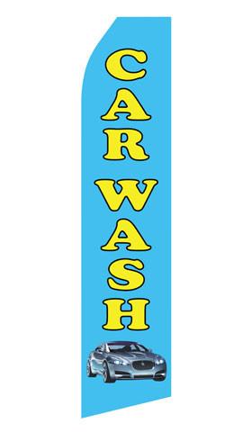 Blue Car Wash Feather Flags | Stock Design - Minuteman Press formely La Luz Printing Company | San Antonio TX Printing-San-Antonio-TX