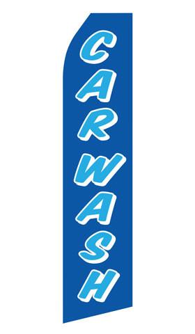 Blue Car Wash Feather Flags | Stock Design - Minuteman Press formely La Luz Printing Company | San Antonio TX Printing-San-Antonio-TX