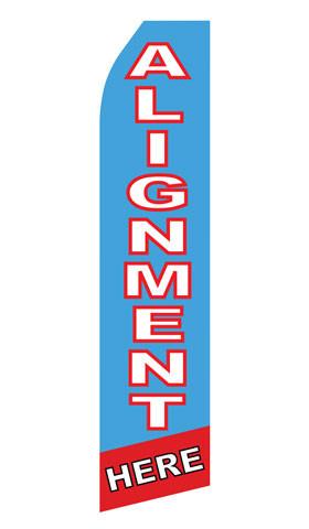 Body Shop Alignment Feather Flag | Stock Design — Minuteman Press San ...
