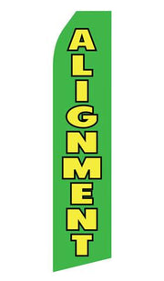 Body Shop Alignment Feather Flags | Stock Design - Minuteman Press formely La Luz Printing Company | San Antonio TX Printing-San-Antonio-TX