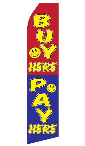 Buy Here Pay Here Feather Flags | Stock Design - Minuteman Press formely La Luz Printing Company | San Antonio TX Printing-San-Antonio-TX