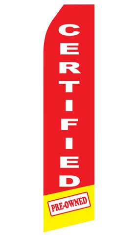 Certified Pre-Owned Feather Flags | Stock Design - Minuteman Press formely La Luz Printing Company | San Antonio TX Printing-San-Antonio-TX