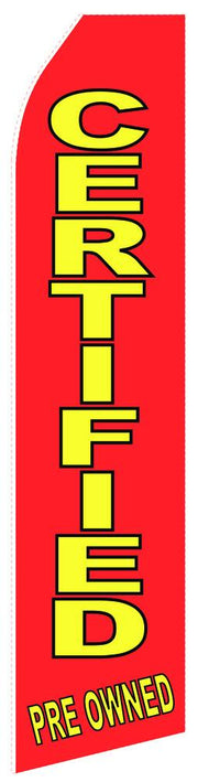 Certified Pre Owned Payment Feather Flag | Stock Design - Minuteman Press formely La Luz Printing Company | San Antonio TX Printing-San-Antonio-TX