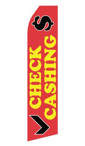 Check Cashing Feather Flags | Stock Design - Minuteman Press formely La Luz Printing Company | San Antonio TX Printing-San-Antonio-TX