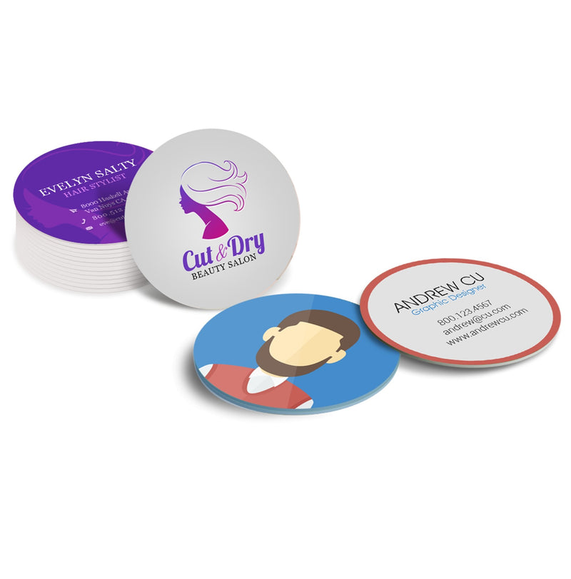 Circle Business Cards - Minuteman Press formely La Luz Printing Company | San Antonio TX Printing-San-Antonio-TX