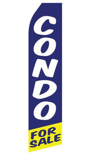 Condo For Sale Feather Flag | Stock Designs - Minuteman Press formely La Luz Printing Company | San Antonio TX Printing-San-Antonio-TX