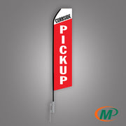 Curbside Feather Flag - Minuteman Press formely La Luz Printing Company | San Antonio TX Printing-San-Antonio-TX