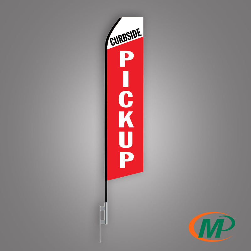 Curbside Feather Flag - Minuteman Press formely La Luz Printing Company | San Antonio TX Printing-San-Antonio-TX