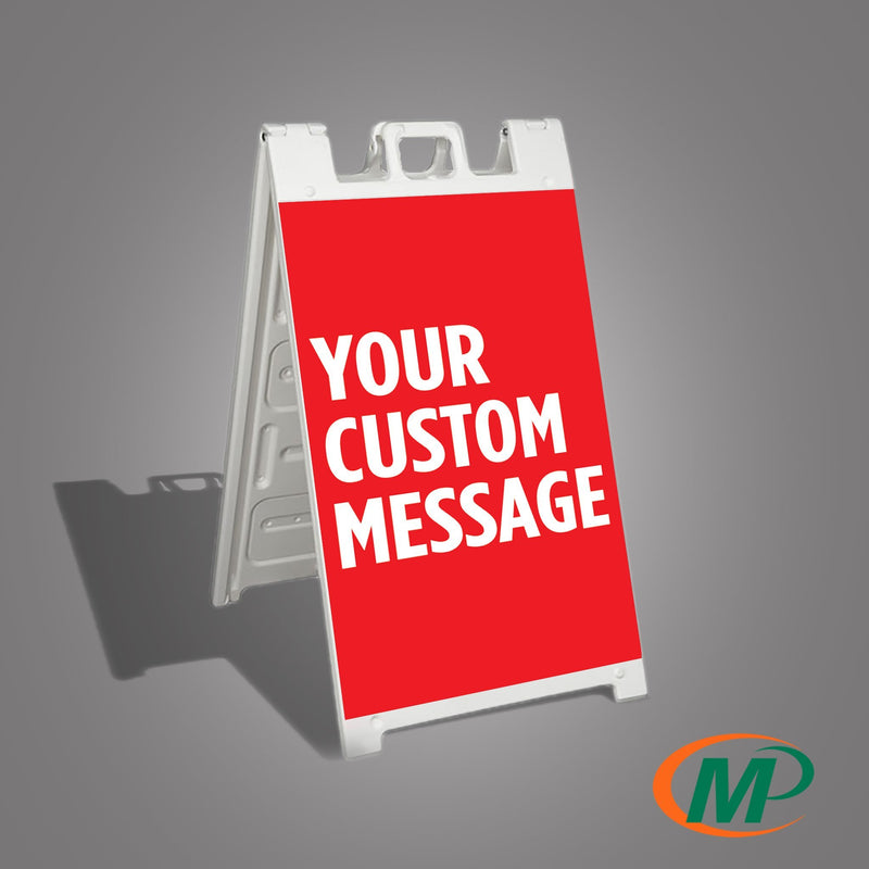 Custom Message Sidewalk Sign - Minuteman Press formely La Luz Printing Company | San Antonio TX Printing-San-Antonio-TX