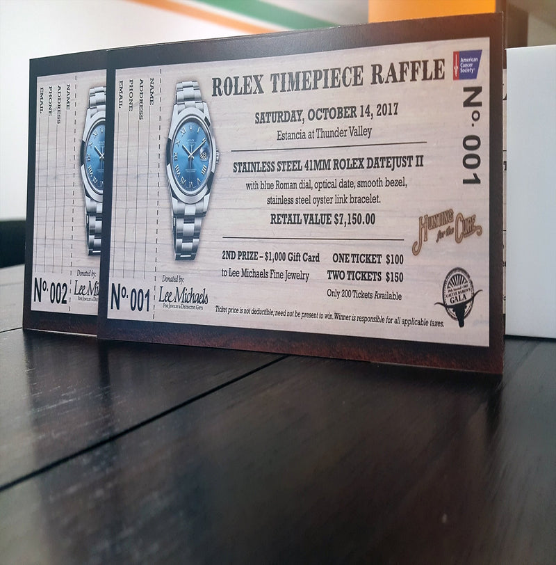 Custom Raffle Tickets - Minuteman Press formely La Luz Printing Company | San Antonio TX Printing-San-Antonio-TX