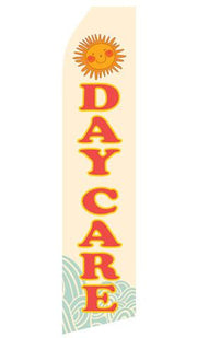 Day Care Feather Flag | Stock Design - Minuteman Press formely La Luz Printing Company | San Antonio TX Printing-San-Antonio-TX