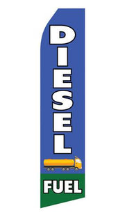 Diesel Fuel Feather Flags | Stock Design - Minuteman Press formely La Luz Printing Company | San Antonio TX Printing-San-Antonio-TX