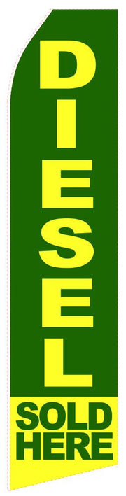 Diesel Here Feather Flags | Stock Designs - Minuteman Press formely La Luz Printing Company | San Antonio TX Printing-San-Antonio-TX