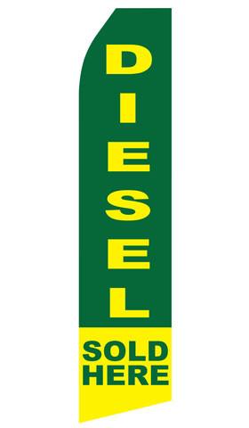 Diesel Sold Here Feather Flag | Stock Design - Minuteman Press formely La Luz Printing Company | San Antonio TX Printing-San-Antonio-TX
