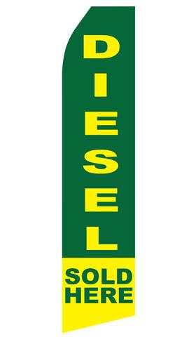Diesel Sold Here Feather Flag | Stock Design - Minuteman Press formely La Luz Printing Company | San Antonio TX Printing-San-Antonio-TX